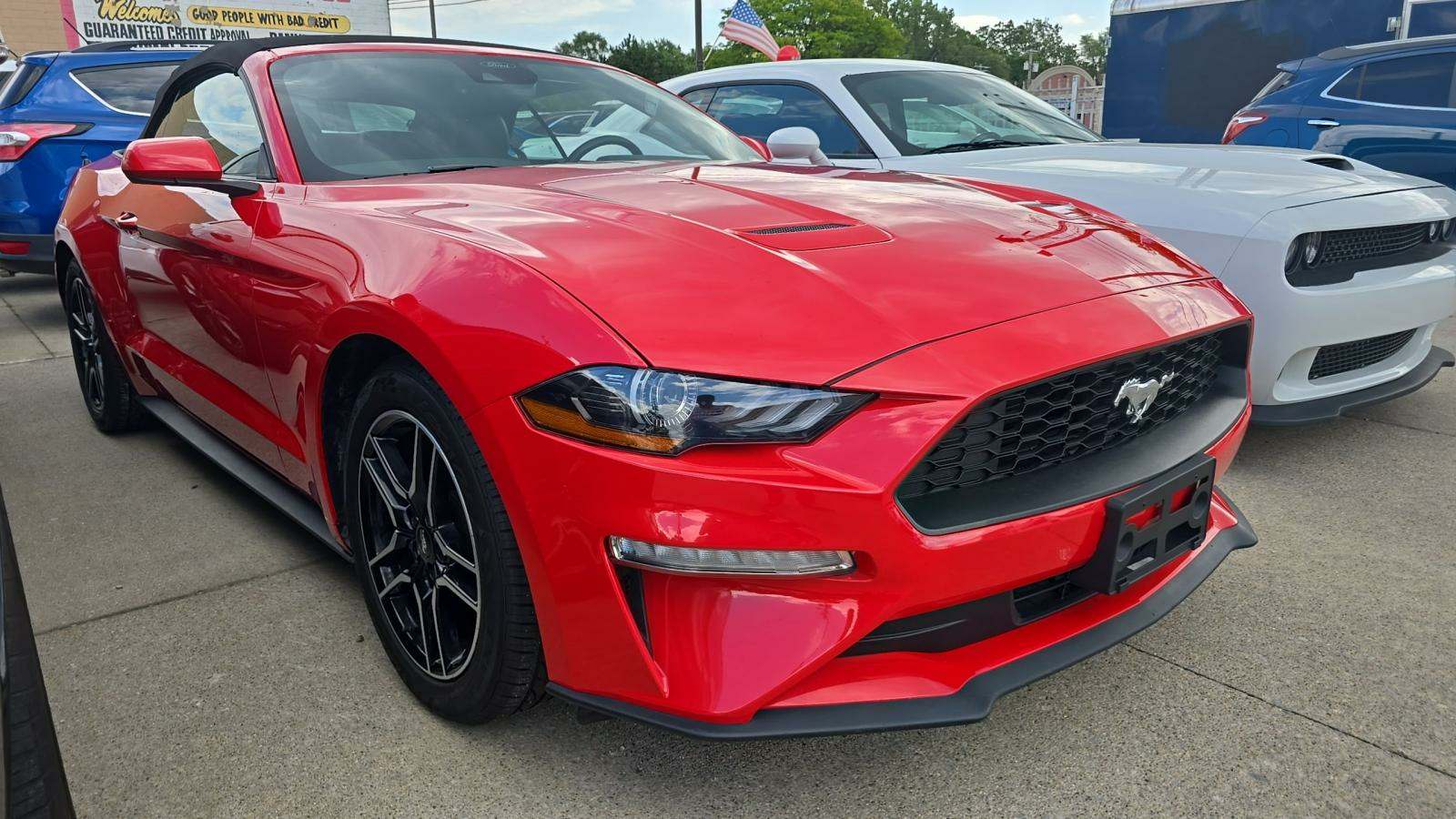 Ford Mustang EcoBoost Premium Convertible 2022 | Grand Car Ford Mustang EcoBoost Premium Convertible 2022 - доставка авто из США