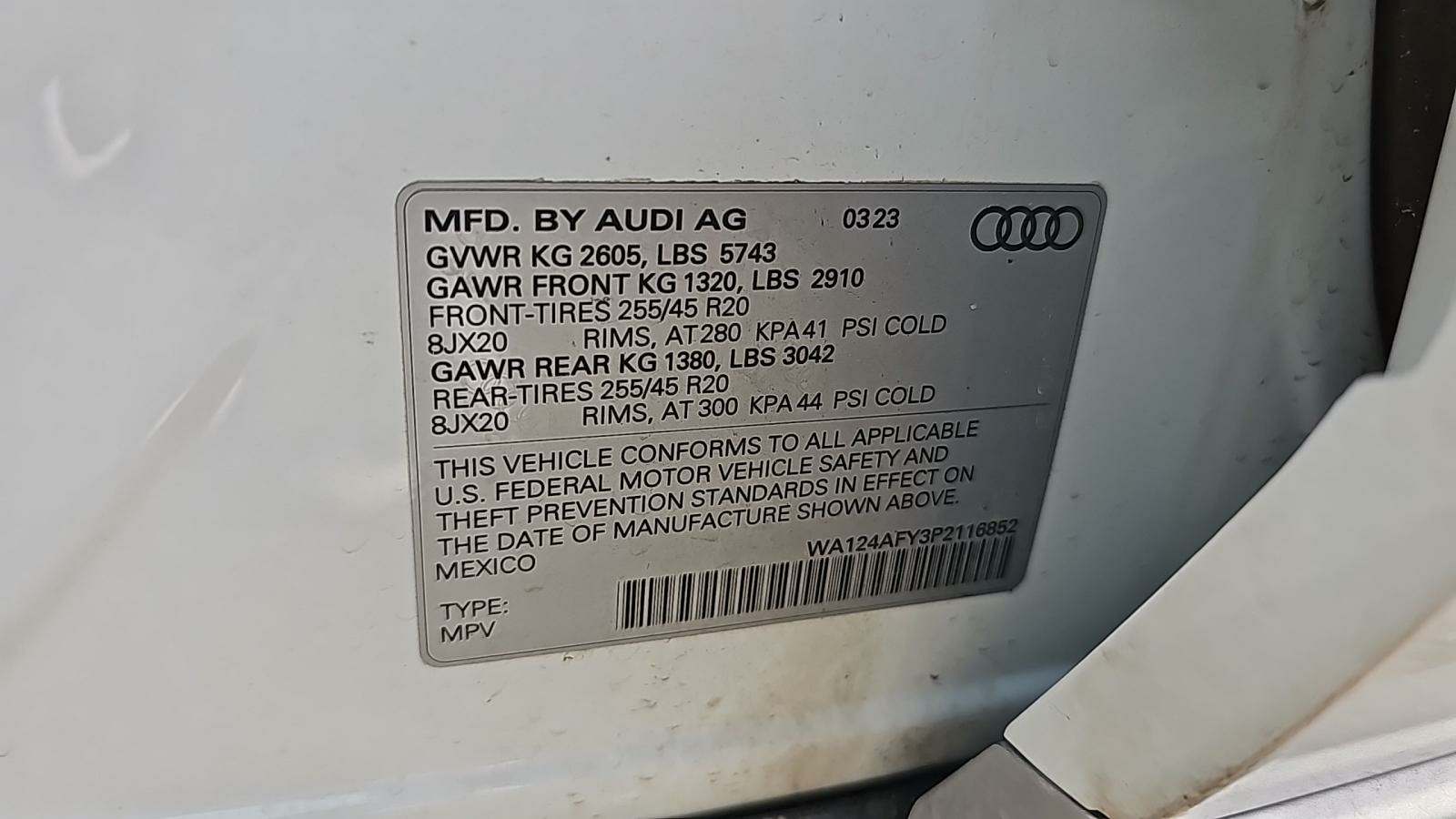 Audi SQ5 Sportback Premium Plus 2023 | Grand Car Audi SQ5 Sportback Premium Plus 2023 - доставка авто из США