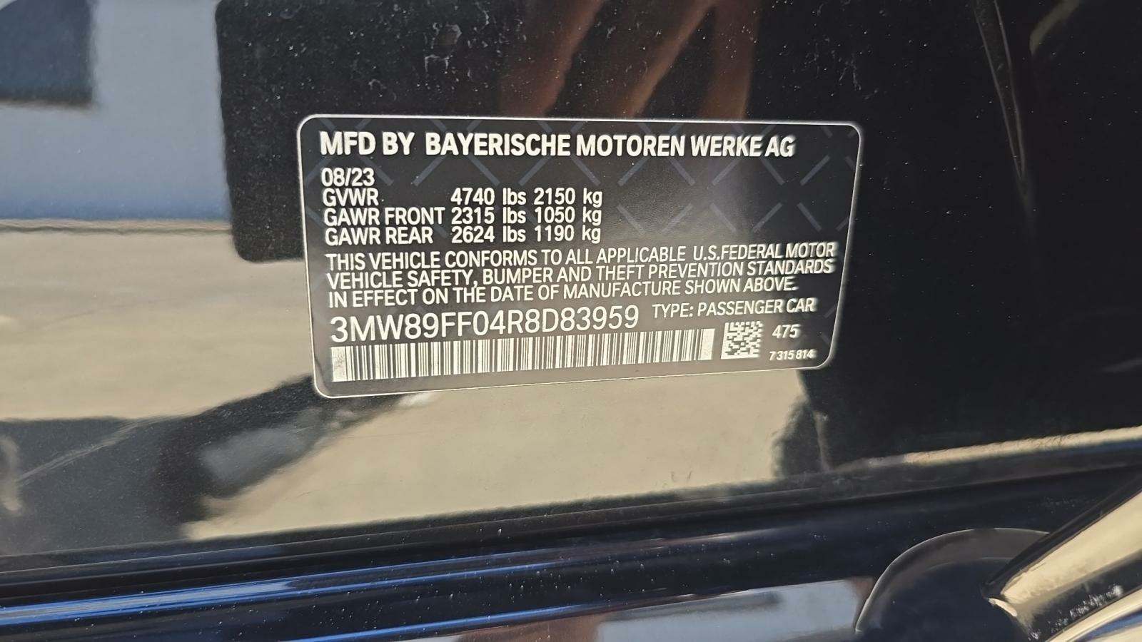 BMW 3 Series Sedan 330i xDrive 2024 | Grand Car BMW 3 Series Sedan 330i xDrive 2024 - доставка авто из США