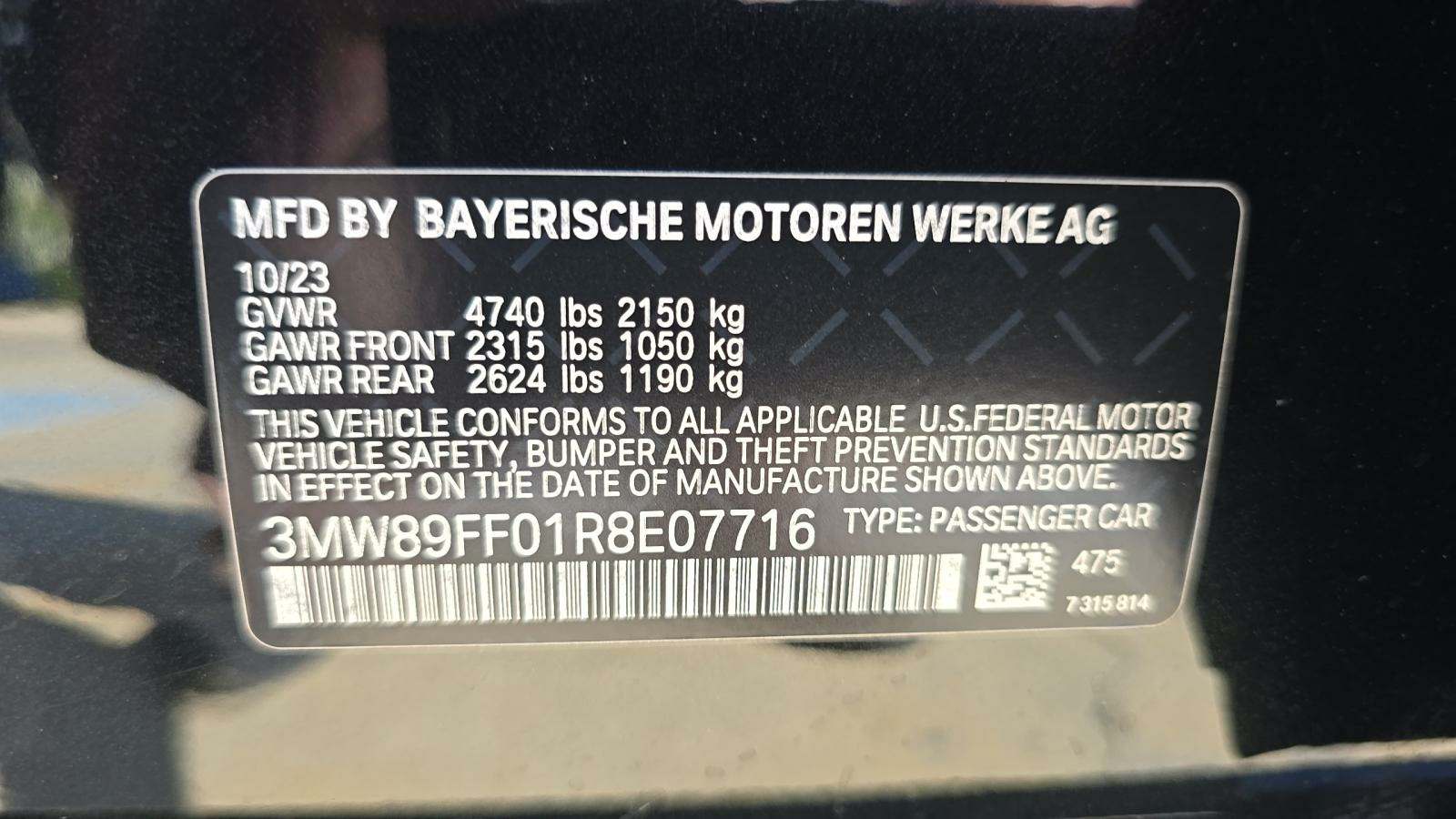 BMW 3 Series Sedan 330i xDrive 2024 | Grand Car BMW 3 Series Sedan 330i xDrive 2024 - доставка авто из США