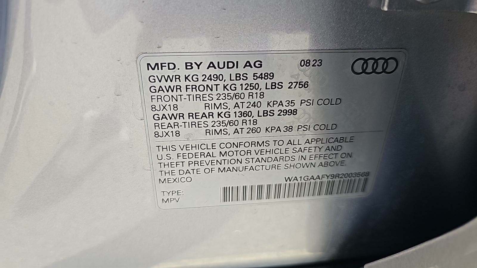 Audi Q5 S line Premium 45 TFSI 2024 | Grand Car Audi Q5 S line Premium 45 TFSI 2024 - доставка авто из США