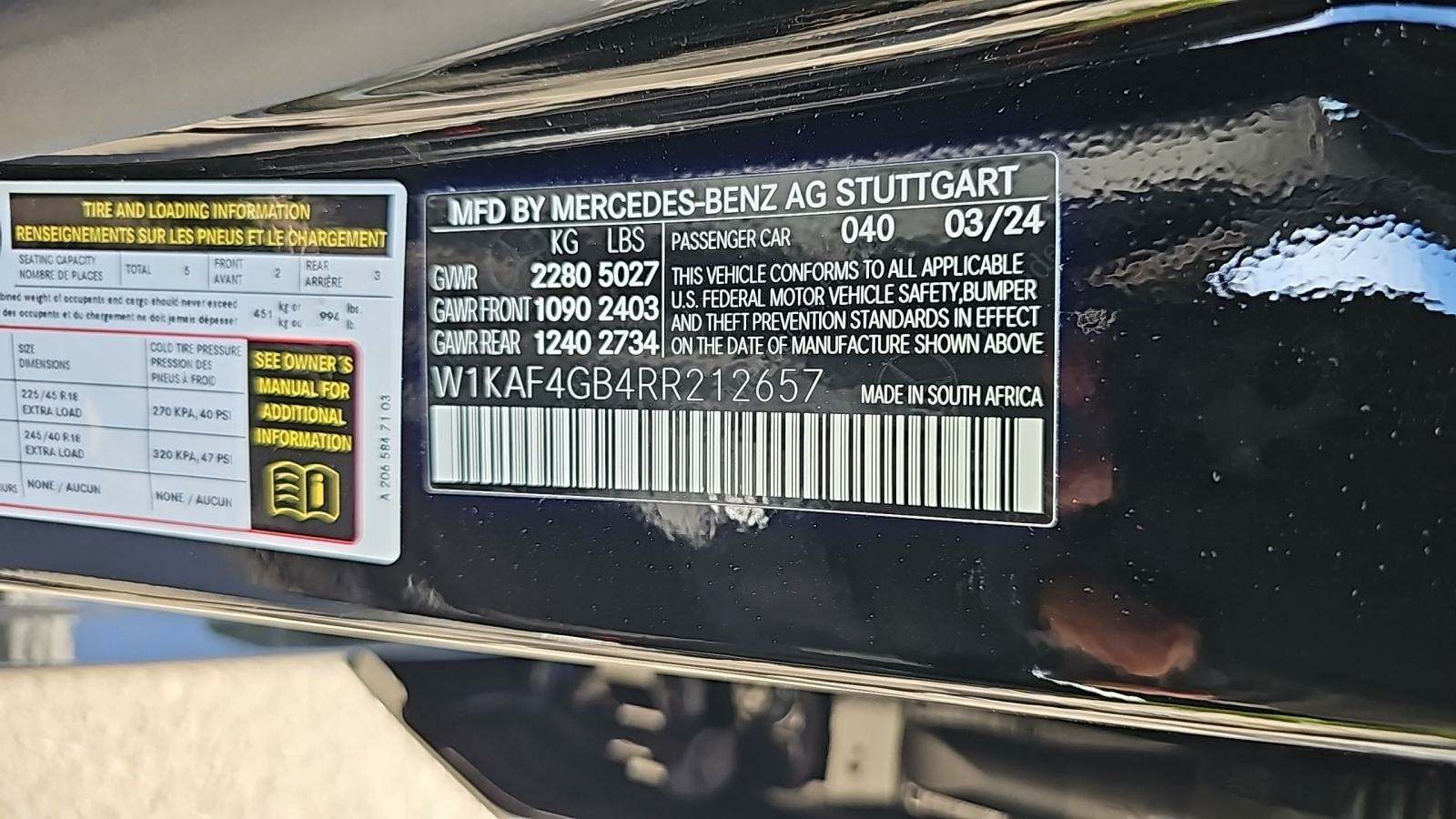 Mercedes-Benz C 300 2024 | Grand Car Mercedes-Benz C 300 2024 - доставка авто из США