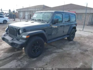 JEEP WRANGLER UNLIMITED SPORT ALTITUDE 4X4 2022 - доставка авто из США